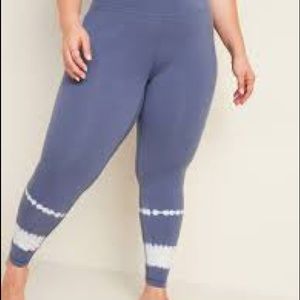 NWOT Old Navy Active Balance Tie Dye Leggings